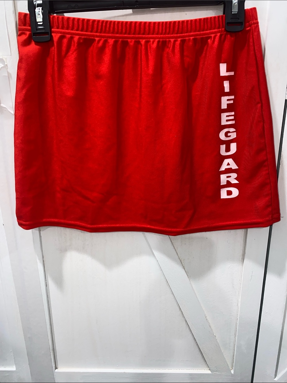 Women's Lifeguard Red Swim Skirt